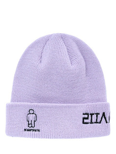 Шапка бини мужская Romp Logo Beanie фиолетовая, one size