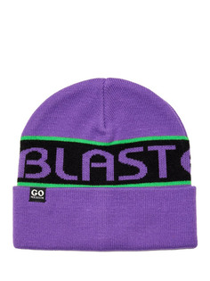 Шапка бини мужская Airblaster Go Medium Beanie фиолетовая, черная, one size