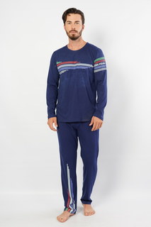 Пижама мужская VIENETTA 104048_0000 синяя XL