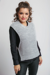 Жилет женский Текстильная Мануфактура Д 2557 серый 46