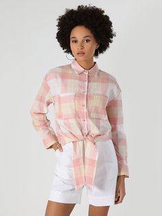 Рубашка женская Colins CL1063375_Q1.V1 розовая M