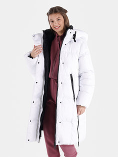 Пальто женское Colins CL1065795_Q1.V1 белое S