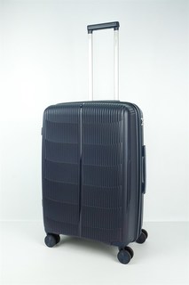 Чемодан унисекс Sweetbags Shield темно-синий, 65x44x27 см