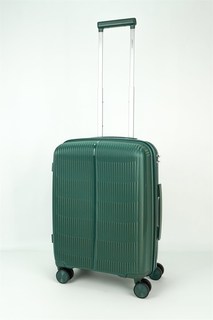 Чемодан унисекс Sweetbags Shield темно-зеленый, 55x39x22 см