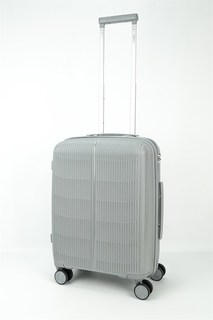 Чемодан унисекс Sweetbags Shield светло-серый, 55x39x22 см