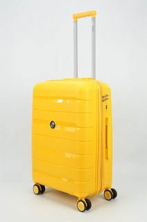 Чемодан унисекс Sweetbags Point желтый, 64x43x27 см