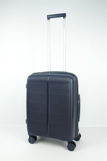 Чемодан унисекс Sweetbags Shield темно-синий, 55x39x22 см