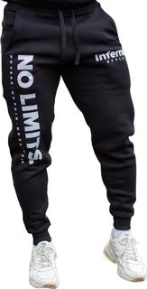Спортивные брюки мужские INFERNO style Б-010-002 черные 3XL