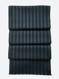 Шарф мужской Ш3 тёмно-серый/тёмно-синий, 154х30 см No Brand