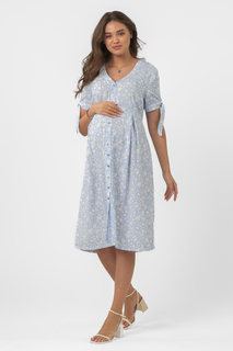 Платье для беременных женское Mamas fantasy 08-61723MF голубое 46 RU