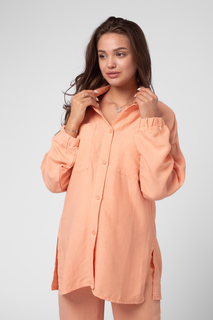 Рубашка для беременных женская Mamas fantasy 04-64523MF оранжевая M