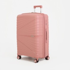 Чемодан унисекс 9425906 розовый, 76х49х30 см No Brand