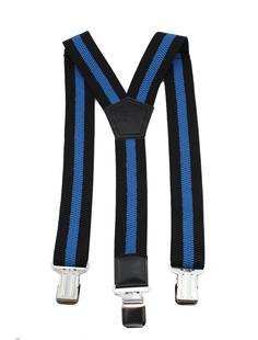 Подтяжки мужские Stilmark В18 черные/ярко-синие