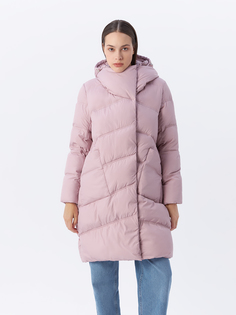 Пальто женское VEF-1184MW 52 размер, розовое Veralba