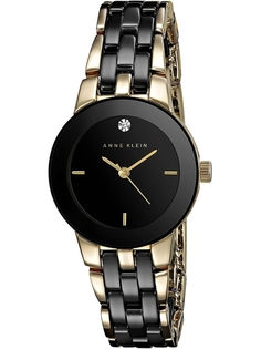 Наручные часы женские Anne Klein AK/1610BKGB золотистые/черные