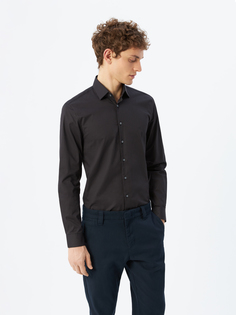 Рубашка мужская Calvin Klein K10K1105500GN черная, размер 41