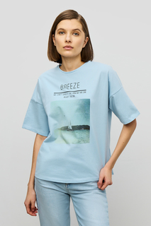 Футболка женская Baon B2323069 голубая XXL