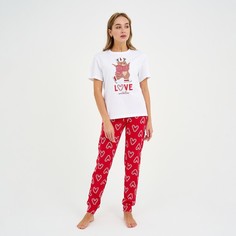Пижама женская KAFTAN П00000560 белая 52-54
