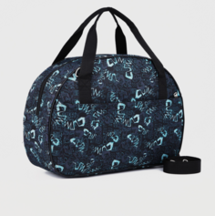 Дорожная сумка женская TL черная; голубая, 28х38х13 см