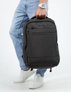 Рюкзак унисекс AGS 897 графитно-серый, 46x30x17 см