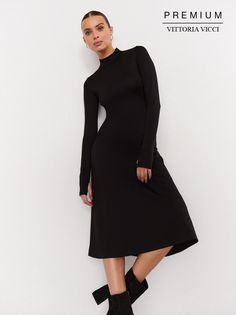 Платье женское Vittoria Vicci Р1-22-2-0-0-21158-1 черное M