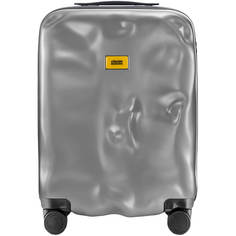 Чемодан унисекс Crash Baggage ICON Cabin 4w серебристый, 55х40х22 см
