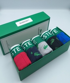 Комплект трусов мужских Lacoste LAC1 в ассортименте 46-48 RU, 5 шт.