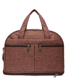 Дорожная сумка унисекс BAGS-ART LM 40-48 коричневая, 48x33x25 см