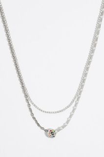 Ожерелье Bimba Y Lola для женщин, размер UN, 232BAA111 10007, серебристый