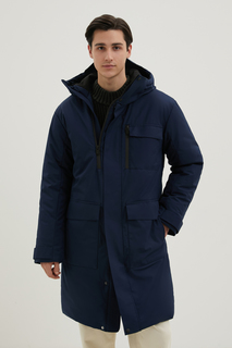 Пальто мужское Finn-Flare FWB61029 синее L