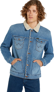 Джинсовая куртка мужская Wrangler W4MSUG10K синяя M