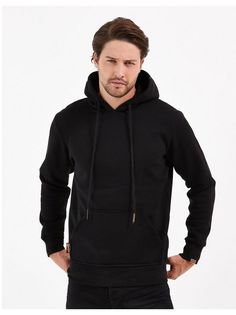 Худи мужское Combine Michail H001 черное 2XL