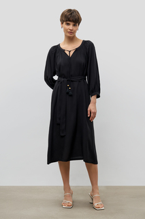 Платье женское Baon B4523031 черное 2XL