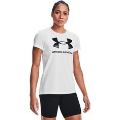 Футболка женская Under Armour 1356305-102 белая S/M