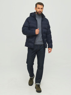 Зимняя куртка мужская Каляев 69213 синяя 50 RU