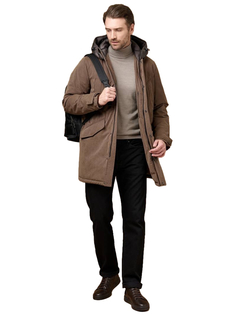 Куртка Bazioni 4120 M Park Tops для мужчин, размер 54/176, коричневая