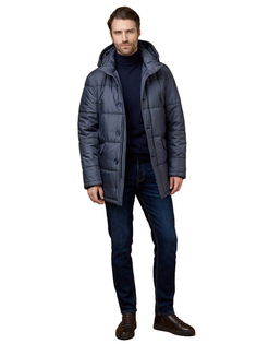 Куртка Bazioni 4096-2 M Bygli Style Ink Navy для мужчин, размер 58/182, тёмно-синяя