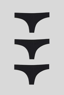 Комплект трусов женских Infinity Lingerie 31204121974 черный 2XL