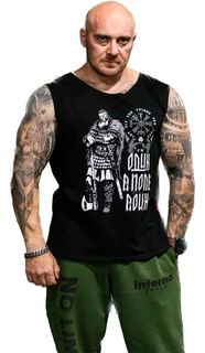 Майка мужская INFERNO style М-002-002 черная 2XL