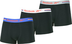 Комплект трусов Reebok боксер, для мужчин, U5_F8356_RBK, чёрный, L, 3 шт