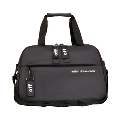 Дорожная сумка унисекс Antan 2-168 черная, 31х43 см