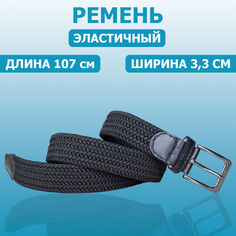 Ремень унисекс RE черный, 107 см No Brand