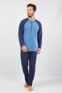 Пижама мужская VIENETTA 104225_0974 синяя XL