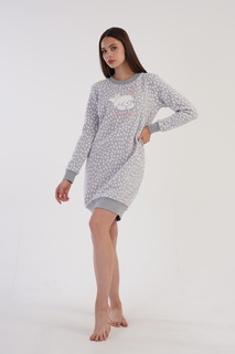 Туника домашняя женское VIENETTA 303055_2640 серое L
