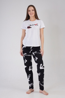 Комплект домашний женский VIENETTA 211526_1091 серый M