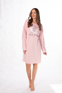 Туника домашняя женское VIENETTA 106141_0000 розовое 3XL