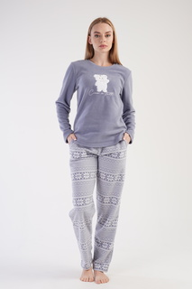 Комплект домашний женский VIENETTA 303026_3972 серый M