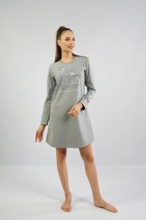 Туника домашняя женское VIENETTA 105228_0000 серое S