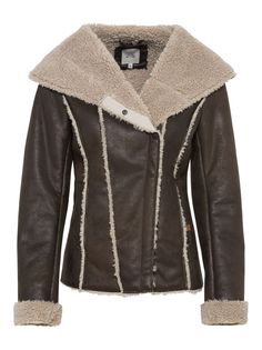 Дубленка женская Camel Active 330020-6802 коричневая 40 EU