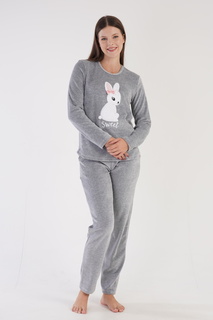 Комплект домашний женский VIENETTA 306010_0000 серый L